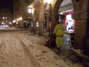 Winterdienst Niedersachen_Winterdienst Innenstadt Fußwegräumung